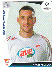 Norbert Meszaros Debreceni VSC samolepka UEFA Champions League 2009/10 #334